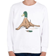 PRINTFASHION vizslatás szóvicc - Gyerek pulóver - Fehér
