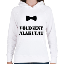 PRINTFASHION vőlegény alakulat - Női kapucnis pulóver - Fehér női pulóver, kardigán