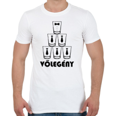 PRINTFASHION Vőlegény - Férfi póló - Fehér