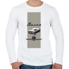 PRINTFASHION volga - Férfi hosszú ujjú póló - Fehér