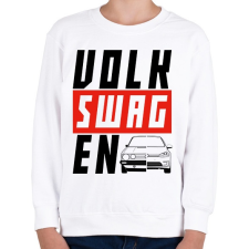 PRINTFASHION VOLK-SWAG-EN - Gyerek pulóver - Fehér gyerek pulóver, kardigán