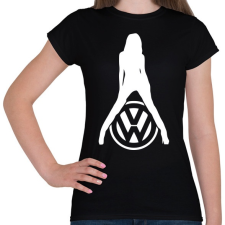 PRINTFASHION Volkswagen fan - Női póló - Fekete női póló
