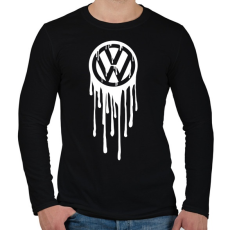 PRINTFASHION VolksWagen Fehér - Férfi hosszú ujjú póló - Fekete