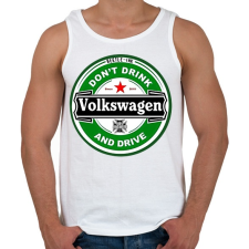 PRINTFASHION Volkswagen - Férfi atléta - Fehér atléta, trikó