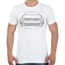 PRINTFASHION Volkswagen Golf GTI - Férfi póló - Fehér