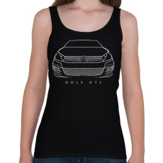 PRINTFASHION Volkswagen Golf GTI - Női atléta - Fekete