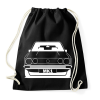 PRINTFASHION Volkswagen golf Mk1  - Sportzsák, Tornazsák - Fekete