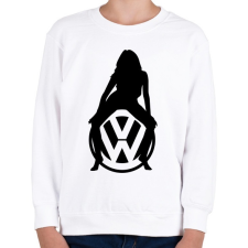 PRINTFASHION VOLKSWAGEN HOT FEKETE - Gyerek pulóver - Fehér gyerek pulóver, kardigán