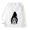PRINTFASHION VOLKSWAGEN HOT FEKETE - Sportzsák, Tornazsák - Fehér