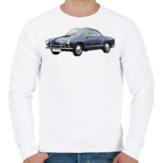 PRINTFASHION Volkswagen Karmann Ghia - Férfi pulóver - Fehér