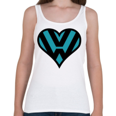 PRINTFASHION Volkswagen love - Női atléta - Fehér