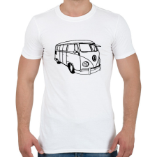 PRINTFASHION Volkswagen T1 (01) - Férfi póló - Fehér férfi póló