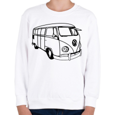 PRINTFASHION Volkswagen T1 (01) - Gyerek pulóver - Fehér gyerek pulóver, kardigán