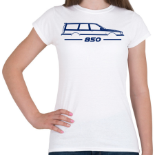 PRINTFASHION Volvo 850 Blue - Női póló - Fehér női póló