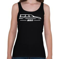 PRINTFASHION Volvo 850 White - Női atléta - Fekete