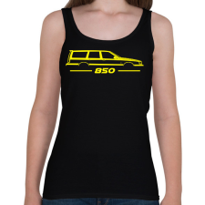 PRINTFASHION Volvo 850 Yellow - Női atléta - Fekete női trikó