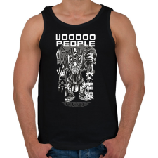 PRINTFASHION Voodoo people - Férfi atléta - Fekete atléta, trikó