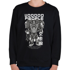 PRINTFASHION Voodoo people - Gyerek pulóver - Fekete gyerek pulóver, kardigán