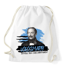 PRINTFASHION Vörösmarty Mihály - Nem félek - Sportzsák, Tornazsák - Fehér tornazsák