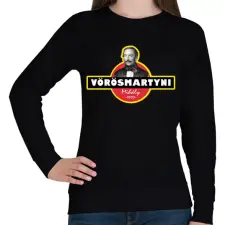 PRINTFASHION VörösMartyni  - Női pulóver - Fekete női pulóver, kardigán