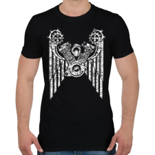 PRINTFASHION vszárny - Férfi póló - Fekete férfi póló