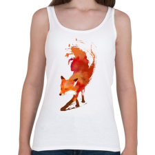 PRINTFASHION Vulpes vulpes - Női atléta - Fehér női trikó