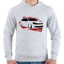PRINTFASHION VW Dublife - Férfi kapucnis pulóver - Sport szürke férfi pulóver, kardigán