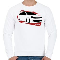 PRINTFASHION VW Dublife - Férfi pulóver - Fehér