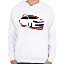 PRINTFASHION VW Dublife - Gyerek kapucnis pulóver - Fehér gyerek pulóver, kardigán