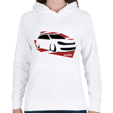 PRINTFASHION VW Dublife - Női kapucnis pulóver - Fehér női pulóver, kardigán