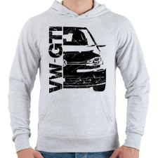 PRINTFASHION VW GTI - Férfi kapucnis pulóver - Sport szürke férfi pulóver, kardigán