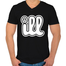 PRINTFASHION VW ill - Férfi V-nyakú póló - Fekete férfi póló