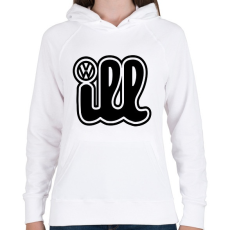 PRINTFASHION VW ill - Női kapucnis pulóver - Fehér