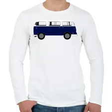 PRINTFASHION VW T1 - Férfi hosszú ujjú póló - Fehér férfi póló