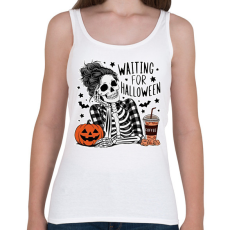 PRINTFASHION Waiting  for Halloween - Női atléta - Fehér