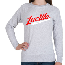 PRINTFASHION Walking Dead - Lucille - Női pulóver - Sport szürke női pulóver, kardigán