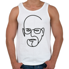 PRINTFASHION Walter White - Férfi atléta - Fehér