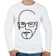 PRINTFASHION Walter White - Férfi hosszú ujjú póló - Fehér