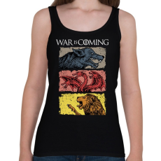 PRINTFASHION War is Coming - Női atléta - Fekete
