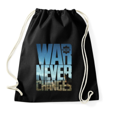 PRINTFASHION War never changes - Sportzsák, Tornazsák - Fekete tornazsák