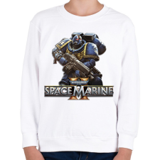 PRINTFASHION Warhammer 40000 - Gyerek pulóver - Fehér gyerek pulóver, kardigán