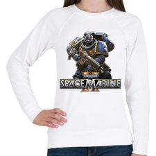 PRINTFASHION Warhammer 40000 - Női pulóver - Fehér női pulóver, kardigán