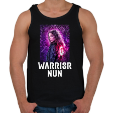 PRINTFASHION Warrior Nun - Férfi atléta - Fekete atléta, trikó