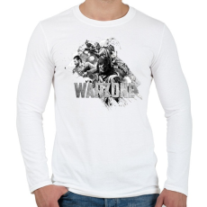 PRINTFASHION Warzone - Férfi hosszú ujjú póló - Fehér