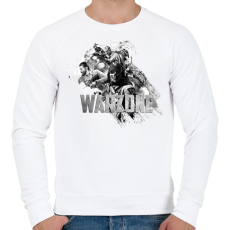 PRINTFASHION Warzone - Férfi pulóver - Fehér