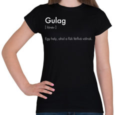 PRINTFASHION Warzone Gulag - Női póló - Fekete