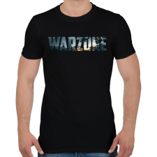PRINTFASHION Warzone Logo - Férfi póló - Fekete férfi póló
