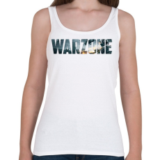 PRINTFASHION Warzone Logo - Női atléta - Fehér