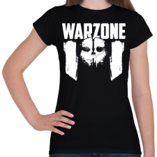 PRINTFASHION Warzone - Női póló - Fekete női póló