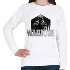 PRINTFASHION Warzone - Női pulóver - Fehér